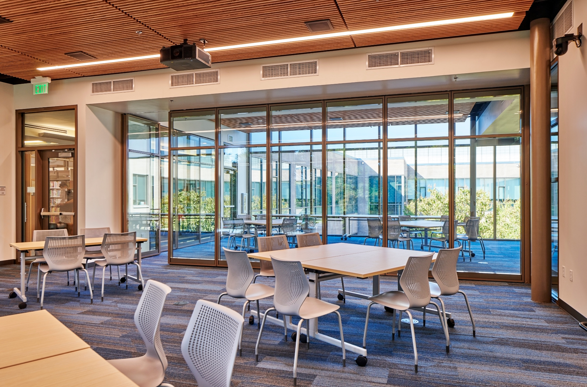 A collaborative learning space for a student-led sustainability team in the South Bay